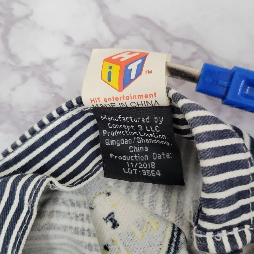 Thomas The Train Hickory Stripe Conductor Hat